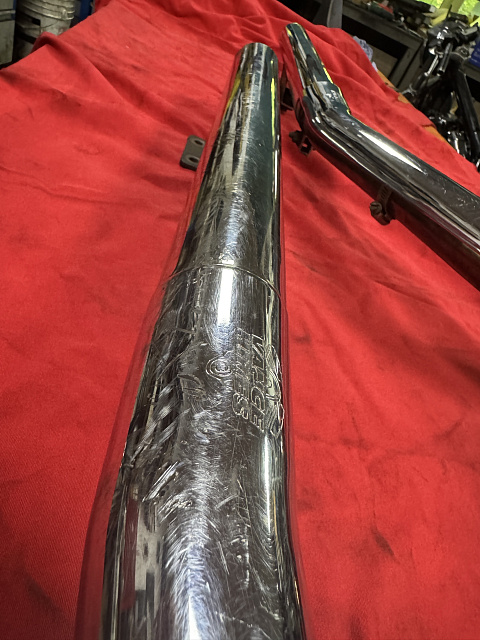 Выхлоп Vanes Hines на Softail 86-11гг, Б\У