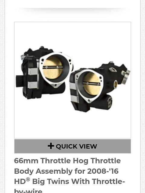 Дроссель под электронный газ S&S