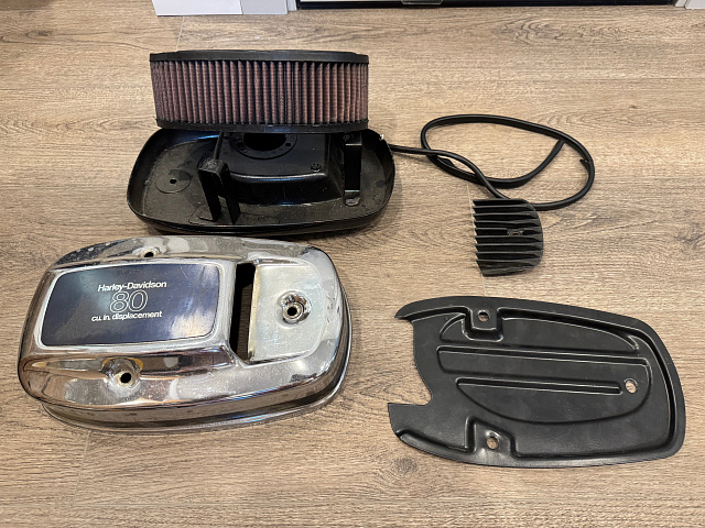 Короб воздушного фильтра на shovel, c новым фильтром